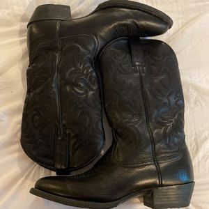 Men’s Ariat Solid Black Leather Boots